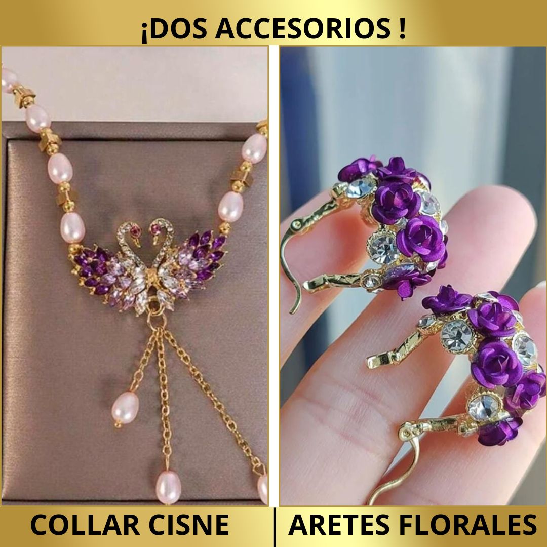 Aretes Rosales ( Chapado oro 18k) + Oferta