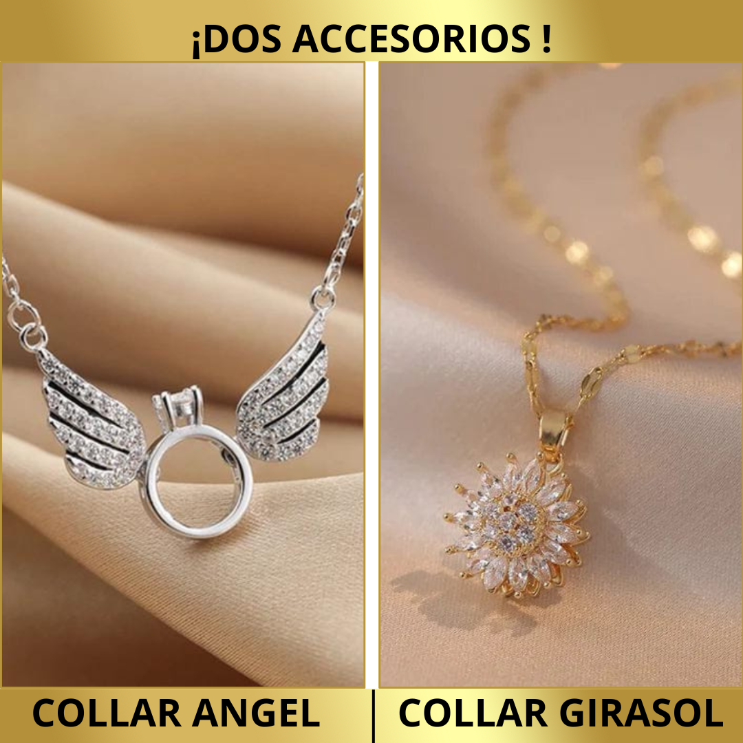 Collar de Ángel de Alas Movibles ( Plata Esterlina) + Oferta