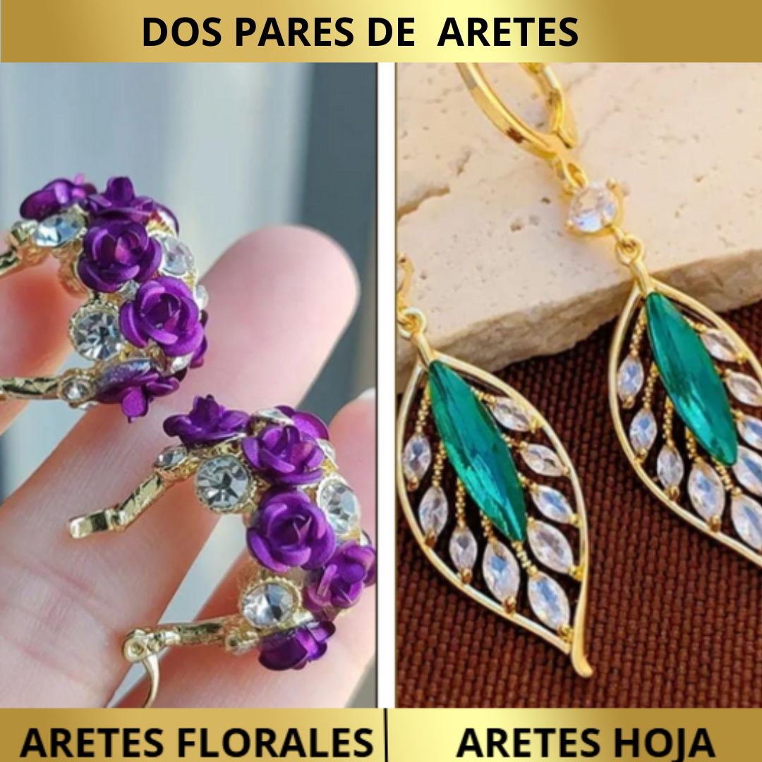 Aretes de Hoja Mística + OFERTA