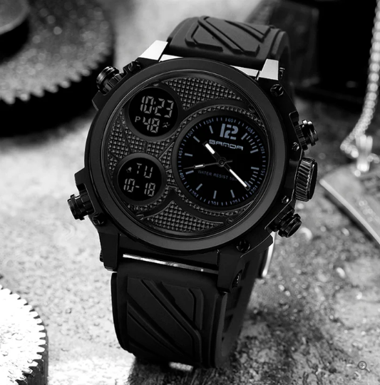 RELOJ SANDA 3002 NEGRO OFERTA