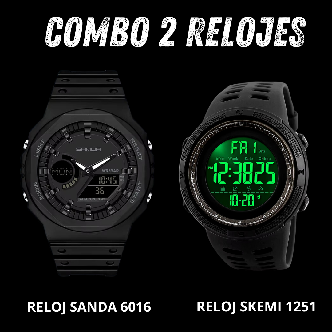 RELOJ SANDA 6016 + OFERTA