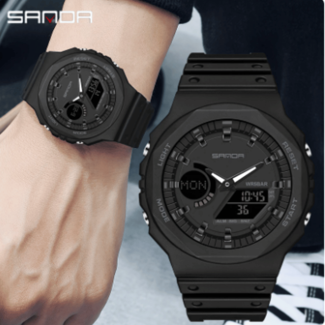 RELOJ SANDA 6016 NEGRO OFERTA